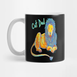 Cat Dad Lion Mug